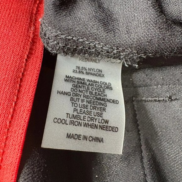 Redvanly Mens Black Flat Front Bradley Classic Straight Chino Pant Size XL - Picture 8 of 10